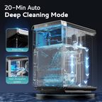 Countertop Crescent Ice Maker | 12-Min Fast Ice, 1600pcs/Day, Portable with Timer & Auto-Cleaning