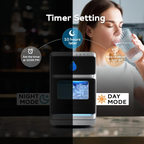 Countertop Crescent Ice Maker | 12-Min Fast Ice, 1600pcs/Day, Portable with Timer & Auto-Cleaning