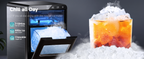 Countertop Nugget Ice Maker, 44Lbs/24H Pebble Ice Machine with Self-Cleaning
